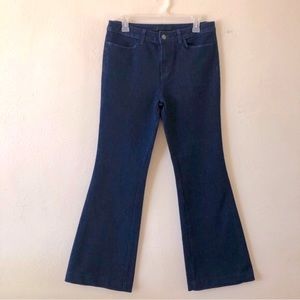 J brand flare leg high waisted jeans dark wash indigo 2224 size 30 women’s